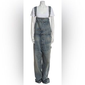Amiri Unisex: Women's Blue Denim Overalls